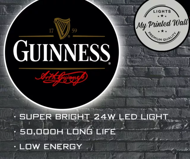 Guinness  LED WALL LIGHT / SIGN, ILLUMINATED WALL DISPLAY