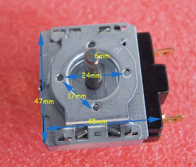 DKJ 60 Minutes 60M 15A Timer Switch for Electronic Microwave Oven Cooker 2.5CM