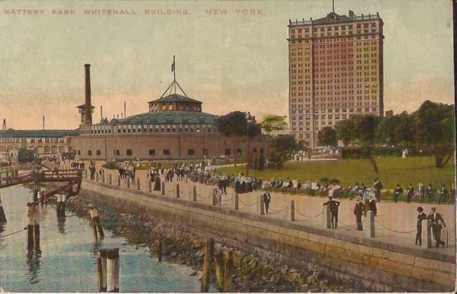 NEW YORK CITY - Whitehall Building -  Battery Park - Castle Clinton
