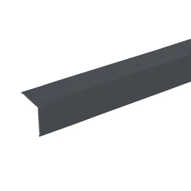 Protector de esquina de aluminio perfil de protección de esquina autoadhesivo perfil angular ángulo gris RAL 7024