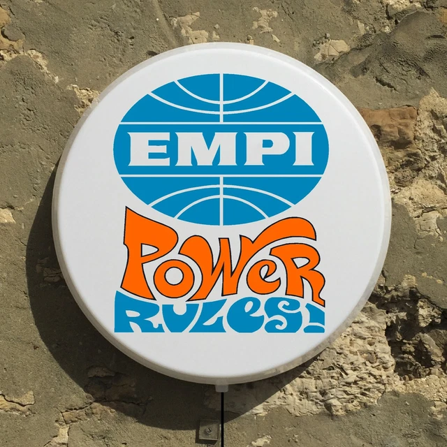 Empi Rules Led Illuminated Light Up Garage Sign Automobilia Gas & Oil Volkswagen