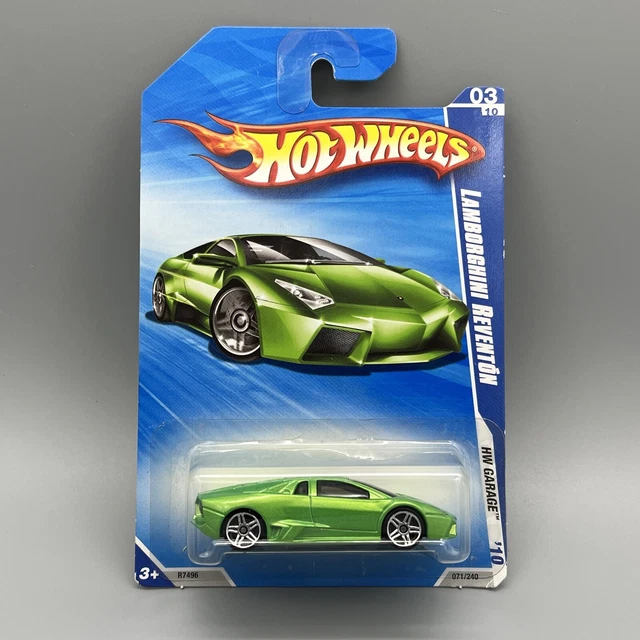 HOT WHEELS GREEN Lamborghini Reventon HW Garage ‘10 Read Description £