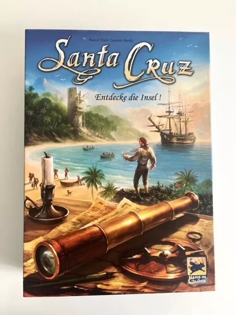 Santa Cruz - Entdecke die Insel von Hans im Glück Brettspiel TOP ZUSTAND