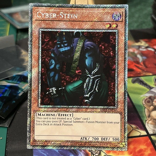 Yu-Gi-Oh Card Yu-Gi-Oh! Cyber-Stein Platinum Secret Rare - RA03-EN146 - 1st Edition Trading Card Yugioh Card Yu-Gi-Oh Card Yu-Gi-Oh! Cyber-Stein Platinum Secret Rare - RA03-EN146 - 1st Edition Trading Card Yugioh Card