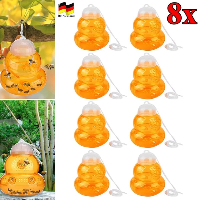 8X WESPENFALLE WESPEN Falle Hornissenfalle Insektenfalle Bienenfalle 8x-wespenfalle-wespen-falle-hornissenfalle-insektenfalle-bienenfalle