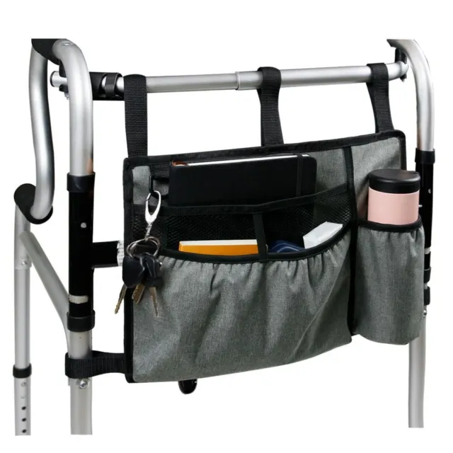 Bolsa plegable para caminar bolsa de accesorios de gran capacidad bolsa para silla de ruedas