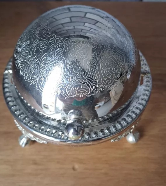 Silver Plated Caviar / Butter Dish