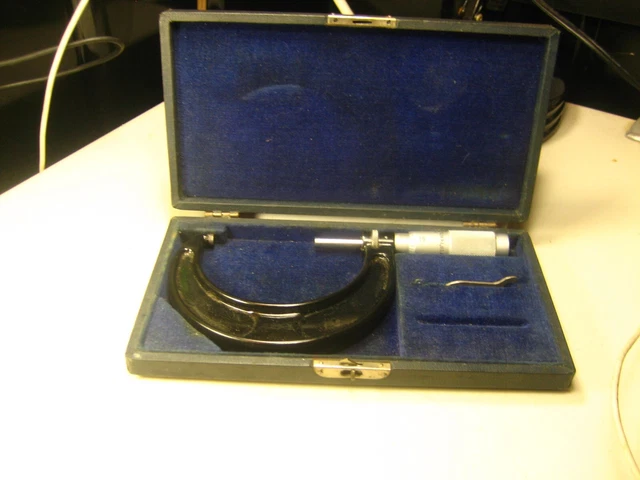 Vintage Brown & Sharpe No. 11 Outside Micrometer Pat. No. 2555243