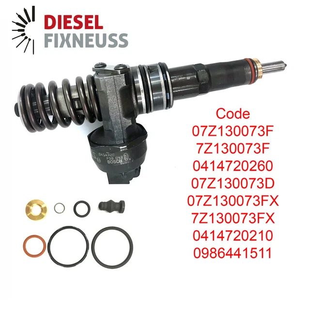 Pompe Buse Injecteur VW Touareg T5 Bus 2,5 Tdi 128kW 174PS 07Z130073F 0414720210 2