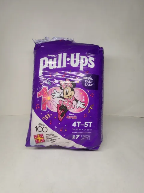 Huggies Pull-Ups Girls' Potty Training Pants, 4T-5T (38-50 lbs), 17 Count