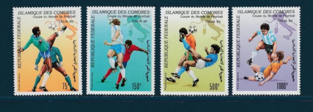 Comores république  coupe du monde de football  1990  poste aérienne  **