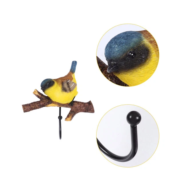 Ländliche Wand montiert Haken Vogel Kleiderbügel dekorative Wandverzierung für H