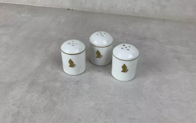 Lot of 3 Royal Doulton Table Ware Limited Singapore Airlines Peppers