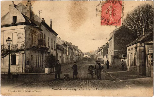 CPA Saint-Leu La Rue de Paris FRANCE (1330361)