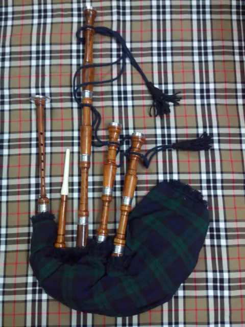 TC Scottish Bagpipe Rosewood/Highland Bagpipes Rose Wood + Practice Chanter Reed