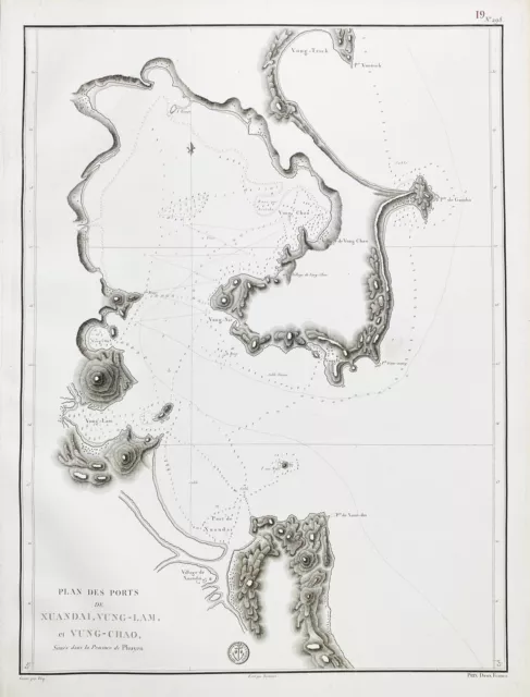 Vietnam Xuan Dai Asia Asian Adesired Map Card Carte Copperplate Engraving 1790