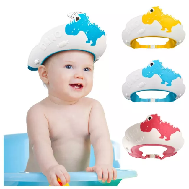 Baby Adjustable Shower Cap Hair Wash Hat Baby Children Kids Shampoo Shield Bath