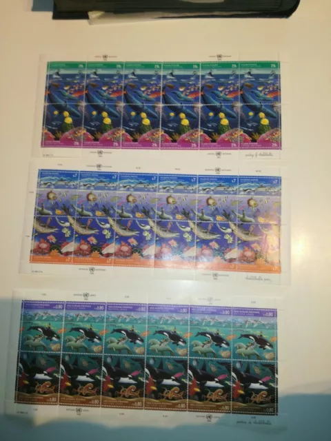 3 Blocks United Nations New York Geneve Vienna 1992 Cetaceans Whales, The Sea