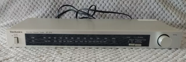 Technics ST-Z15 FM/AM Stereo Tuner Vintage  Made in Japan 1983