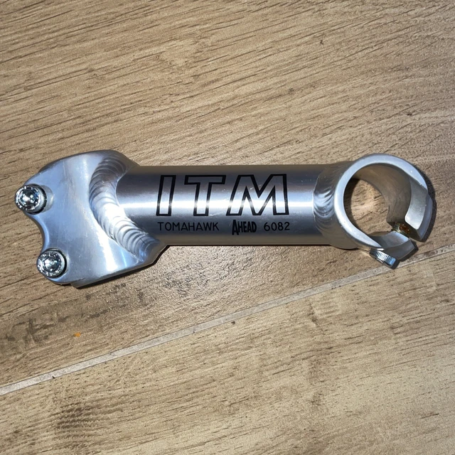 Potence VTT Vintage ITM Tomahawk - Tige 1 1/8", Longueur 130mm, Alu Argent, Occasion