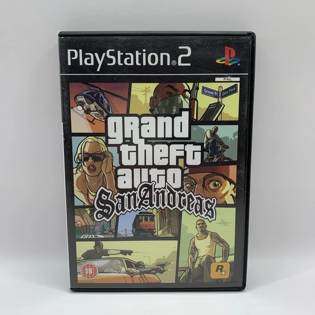 Affiche Promotionnelle Originale GTA San Andreas Sur PS2 (2004) - Bon état
