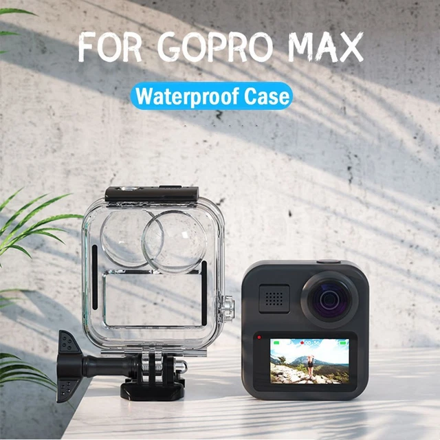 Accesorios caja submarina cuenco impermeable caja protección buceo para GoPro Max