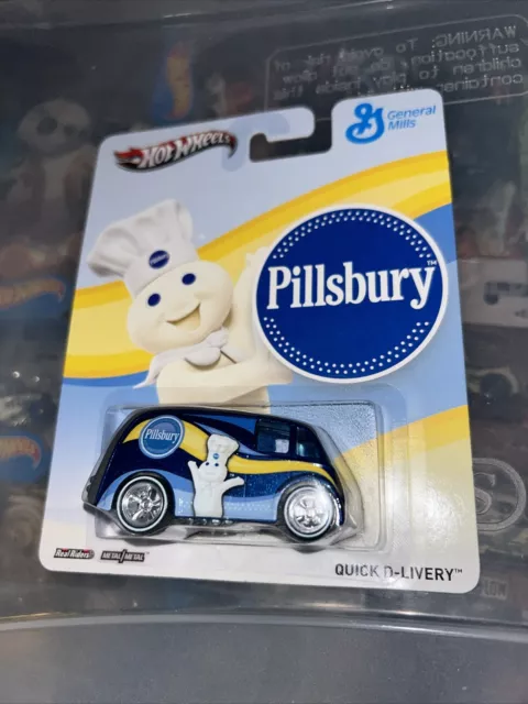 2013 General Mills Matel Hot Wheels Pillsbury Doughboy Quick D-Livery Van Truck