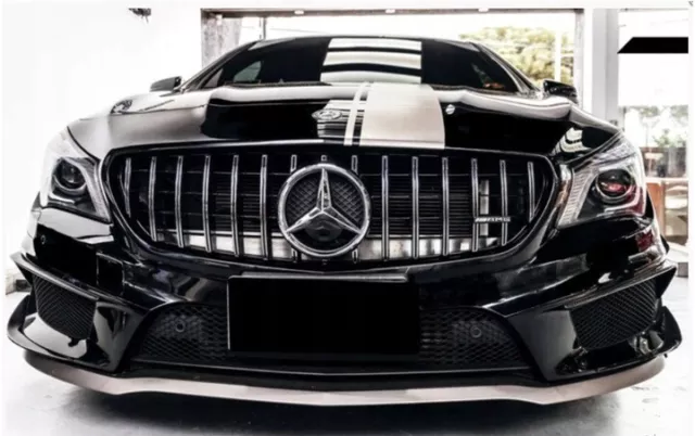 ✅ GRILL Kühlergrill für Mercedes CLA W117 C117 X117 PANAMERICANA AMG GT OPTIK