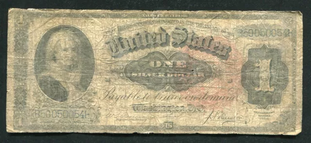 Fr. 218 1886 $1 One Dollar “Martha” Silver Certificate Currency Note 