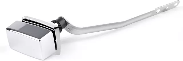 Toilet Flush Handle Replacement Side Mount Trip Lever Kit Polished Chrome NEW