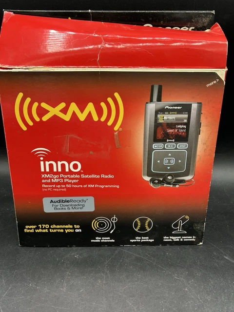 PIONEER INNO 2 Portable XM XM2GO Satellite Radio/MP3 Capability GEX ...