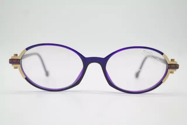 Vintage Brille Silhouette 1799 /20 Violett Gold Mehrfarbig Oval Brillengestell