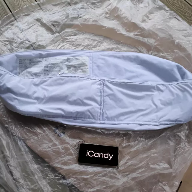 [gebraucht & gewaschen] iCandy Pfirsich 5 Pfirsich 6 Kinderwagen Carrycot Futter weiß (Off Taubengrau)