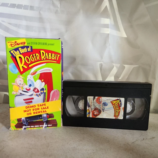 DISNEYS THE BEST of Roger Rabbit Animated Promotional Demo Tape VHS ...