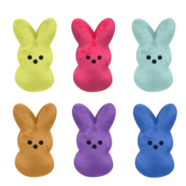 Weiches Plüschtier Osterhase Spielzeug für Kinder Karotte Peep Kaninchen Puppe