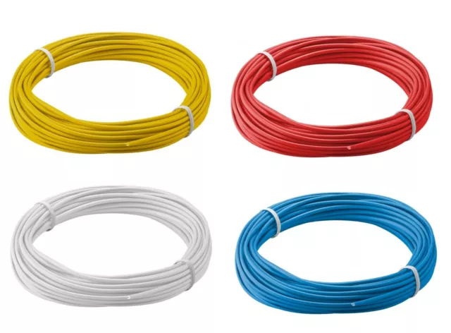 1M Câble Électrique Cuivre Unipolaire 18 x 0.1mm Isolant Fil Test Électronique