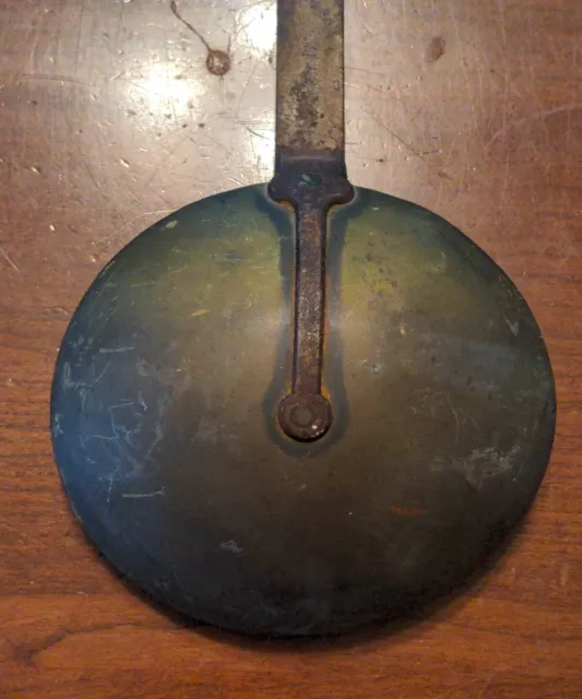 Antique Dipper Wrought Iron & Brass 19th Century American Blacksmith
