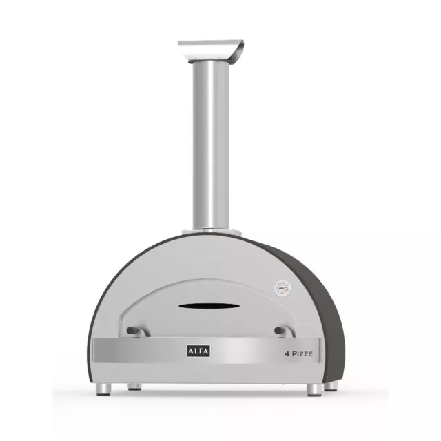 Forno Métal Gris La Bois Alfa Forni 4 Pizza - Mail Réduction