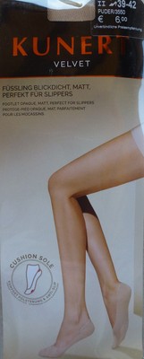 Kunert Fin Fuessling VELVET Mules Bickdicht Mat 35-38 39-42 Chaussettes Kunert Femmes 