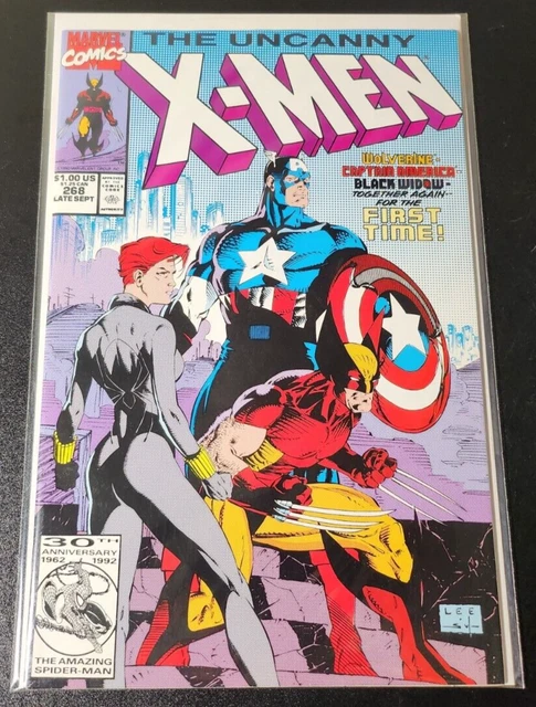The Uncanny X-Men #268 1990 Jim Lee Cover Art Chris Claremont Story Marvel MCU
