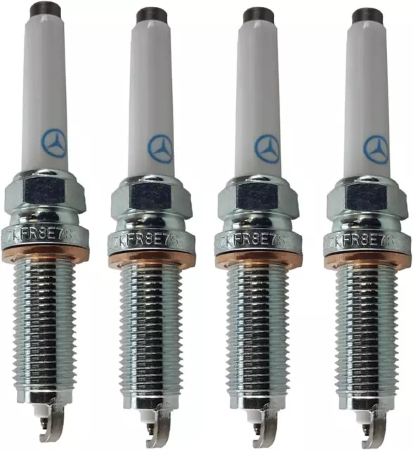 Genuine Set of 4 Spark Plugs for Mercedes-Benz W205 C117 W213 X156 R172