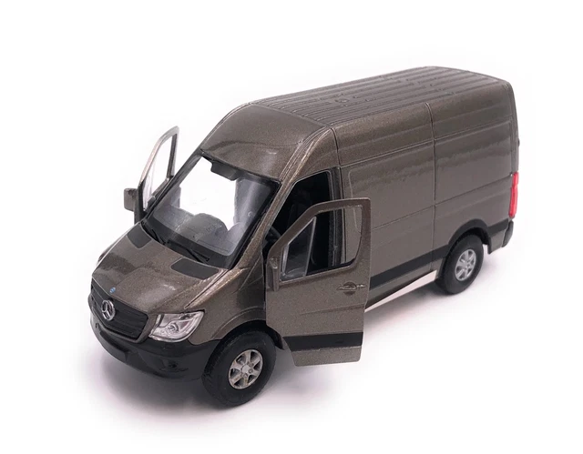 Miniature NZG 1/43 - Mercedes-Benz Sprinter Rouge - Camionnette Publicitaire Ou Collection