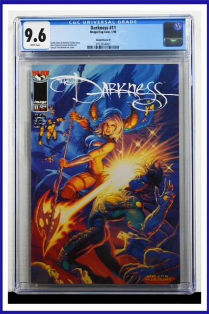Darkness #11 CGC Graded 9.6 Image/Top Cow January 1998 Variant Cov. D Comic Book
