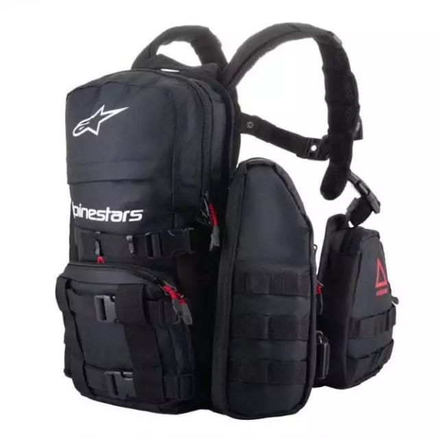 Bolso Alpinestars - Techdura Tactical MX Enduro Pack - Negro/Blanco