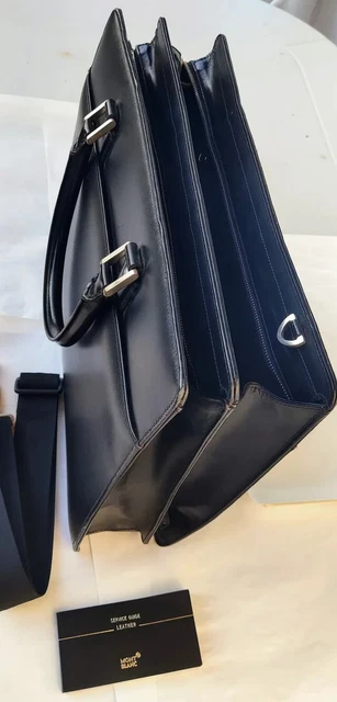 Borsa Cartella Portadocumenti Vintage In Pelle Nera - Didiboy - The - Foto 7