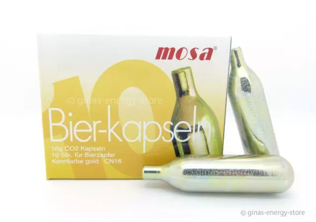 30x Bierkapseln Zapfprofi 16g Bier Maxx Zapfanlage CO2