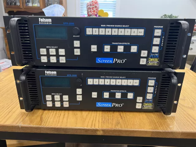 Folsom Screen Pro SPR 2000 Video Switcher