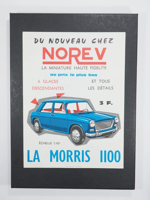 Affichette Revendeur NOREV - Citroën SM 1/43 - Originale Occasion