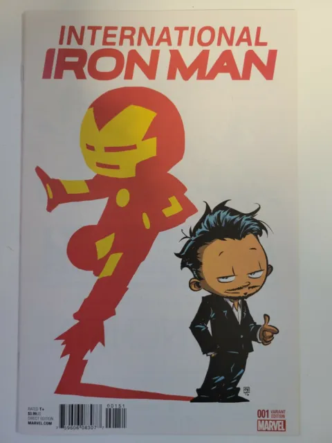 International Iron Man #1 Marvel 2016 Series Skottie Young Variant 9.4 Near Mint