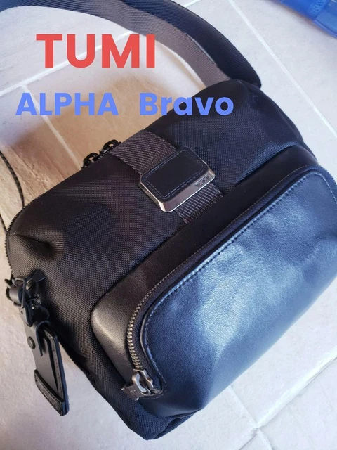 TUMI ALPHA Bravo Crossbody Shoulder Bag Black